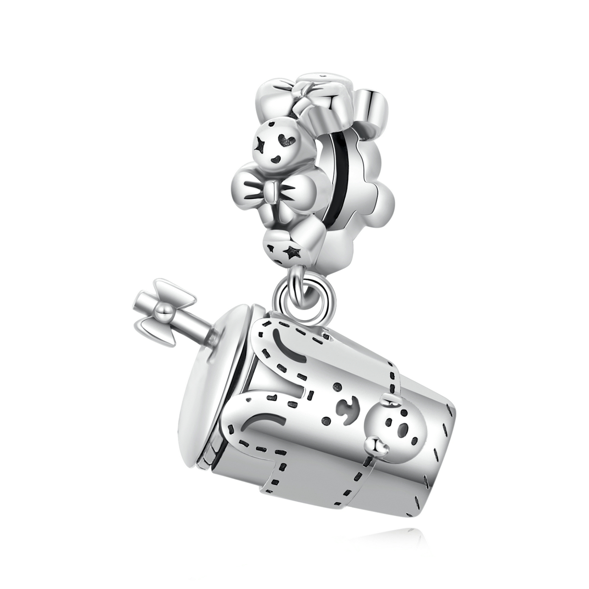 pandora style exquisite girls water cup dangle charm scc2047