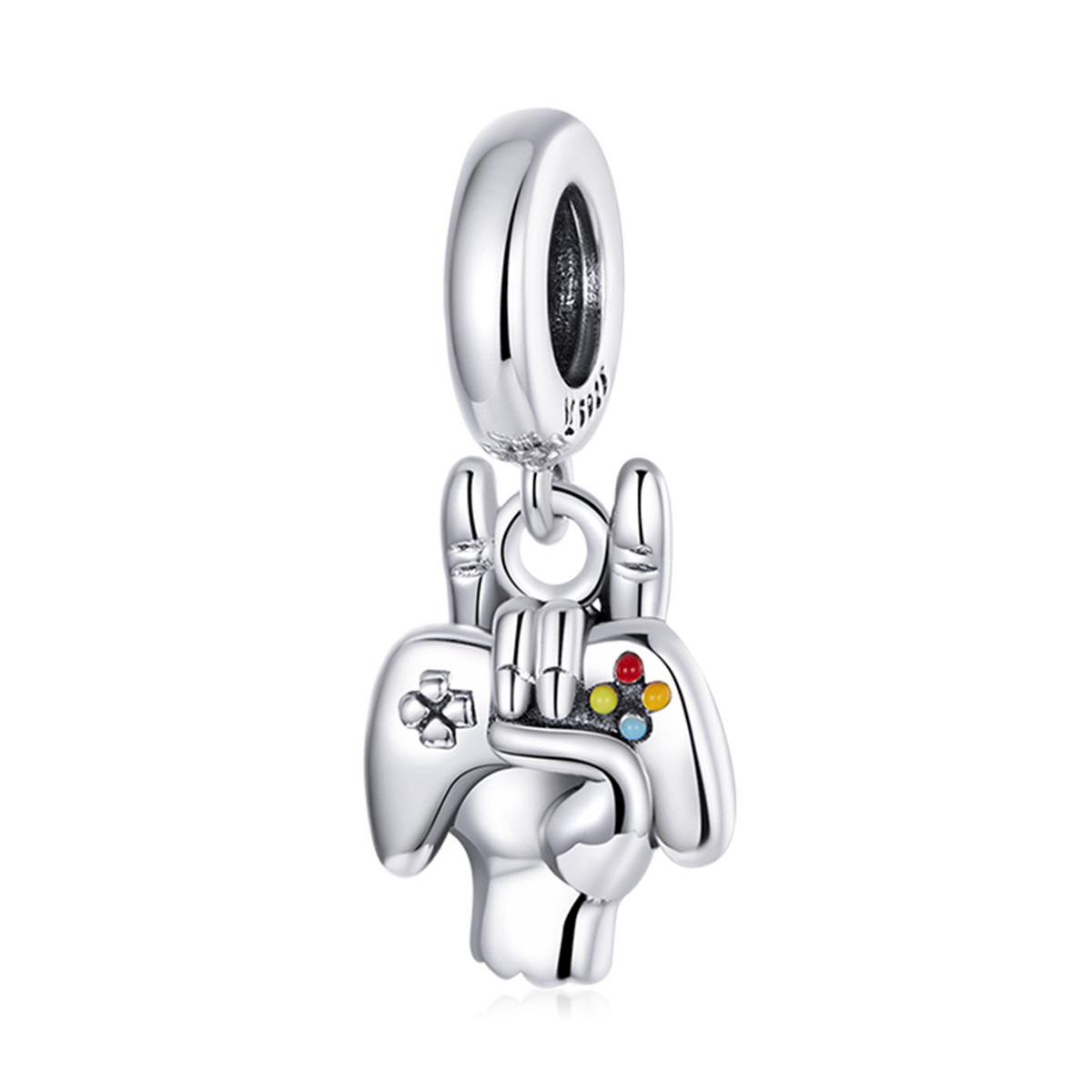 pandora style hand held gaming device dangle charm scc1896