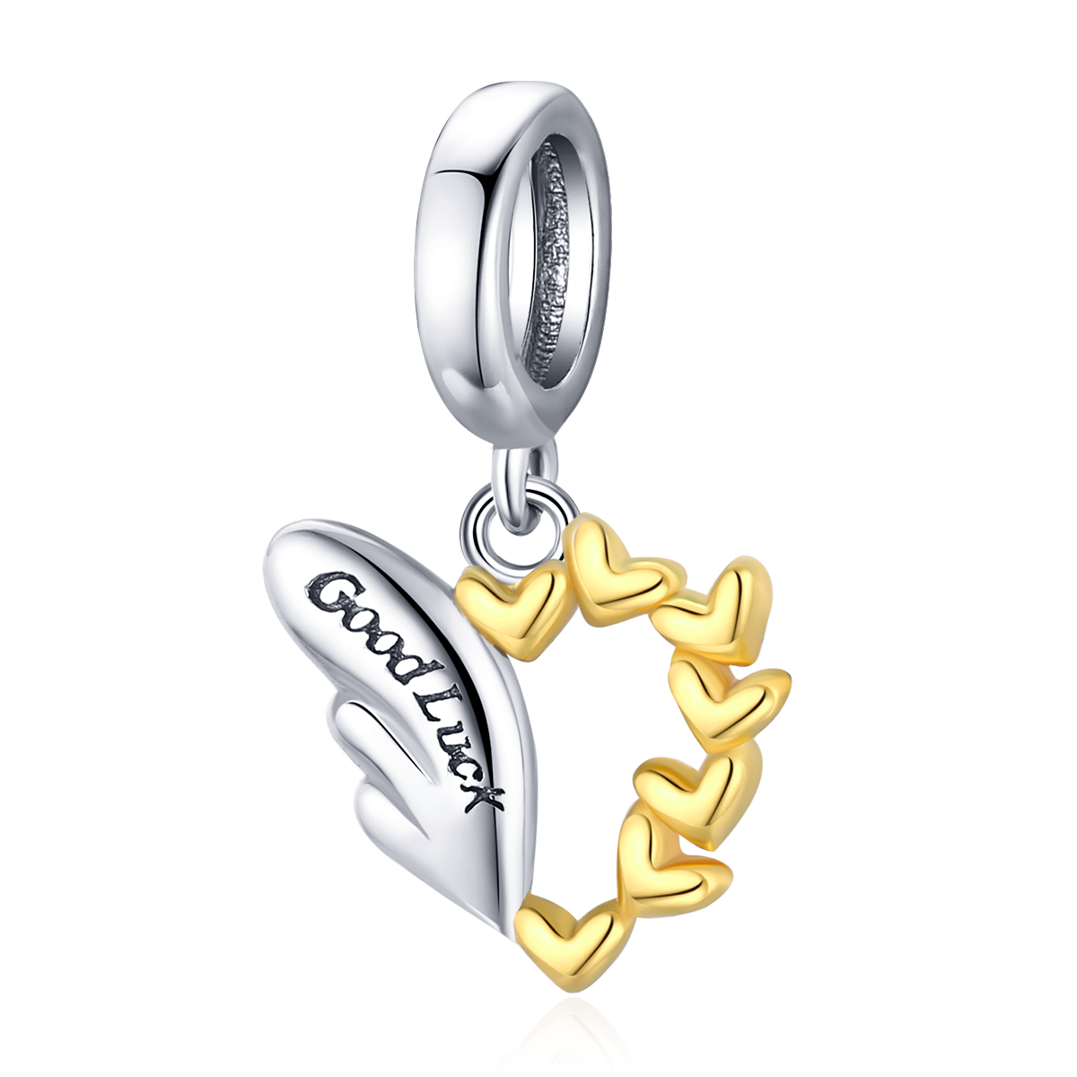 pandora style lucky wings dangle charm bsc504
