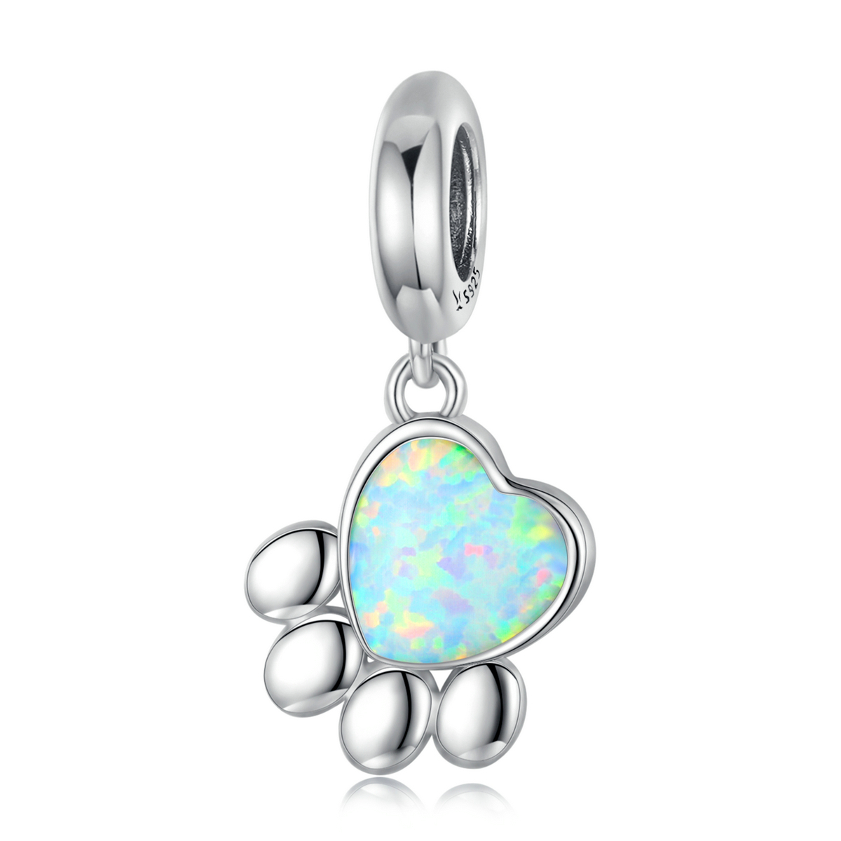 pandora style opal claws dangle charm scc2102
