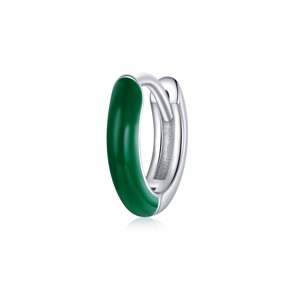 pandora style little green hoop earrings bse488 gn