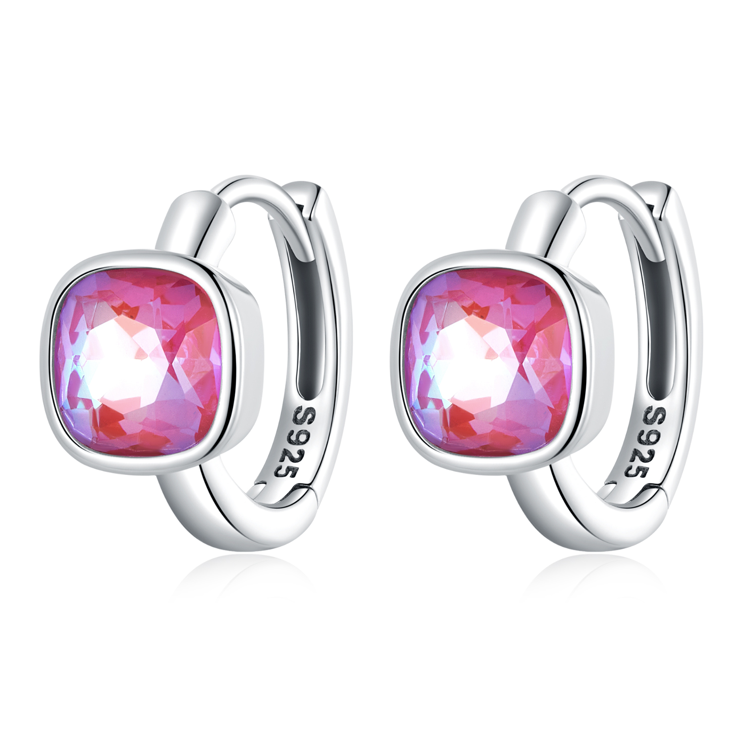 pandora style mocha fluorescent hoop earrings sce1412