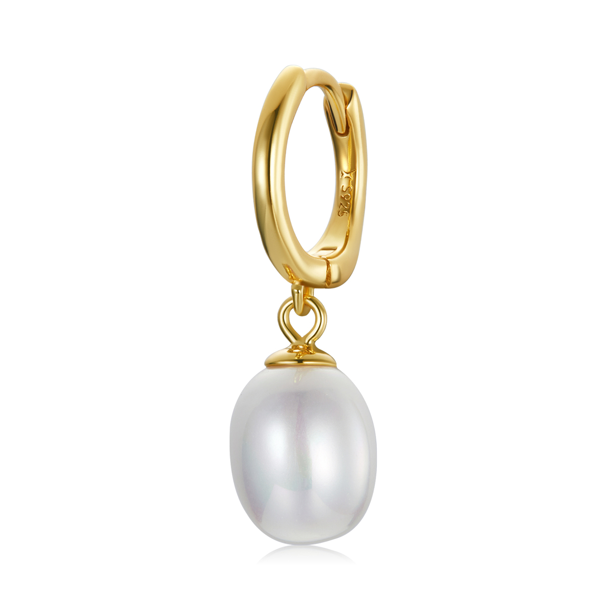 pandora style mystic spain the pearl hoop earrings sce1146