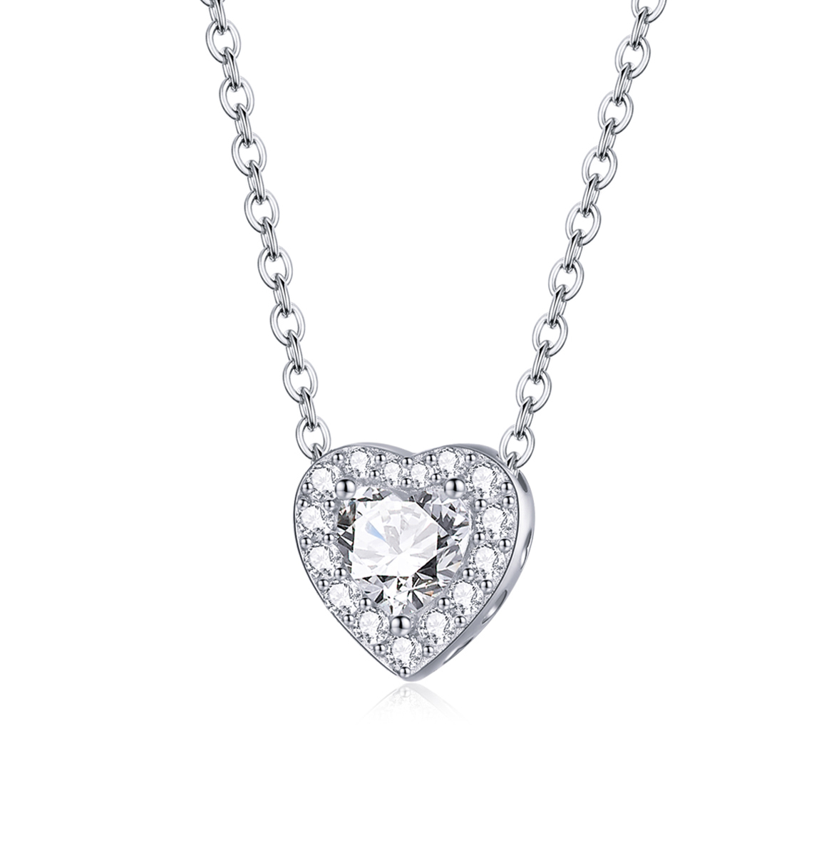 pandora style bright love necklace scn455