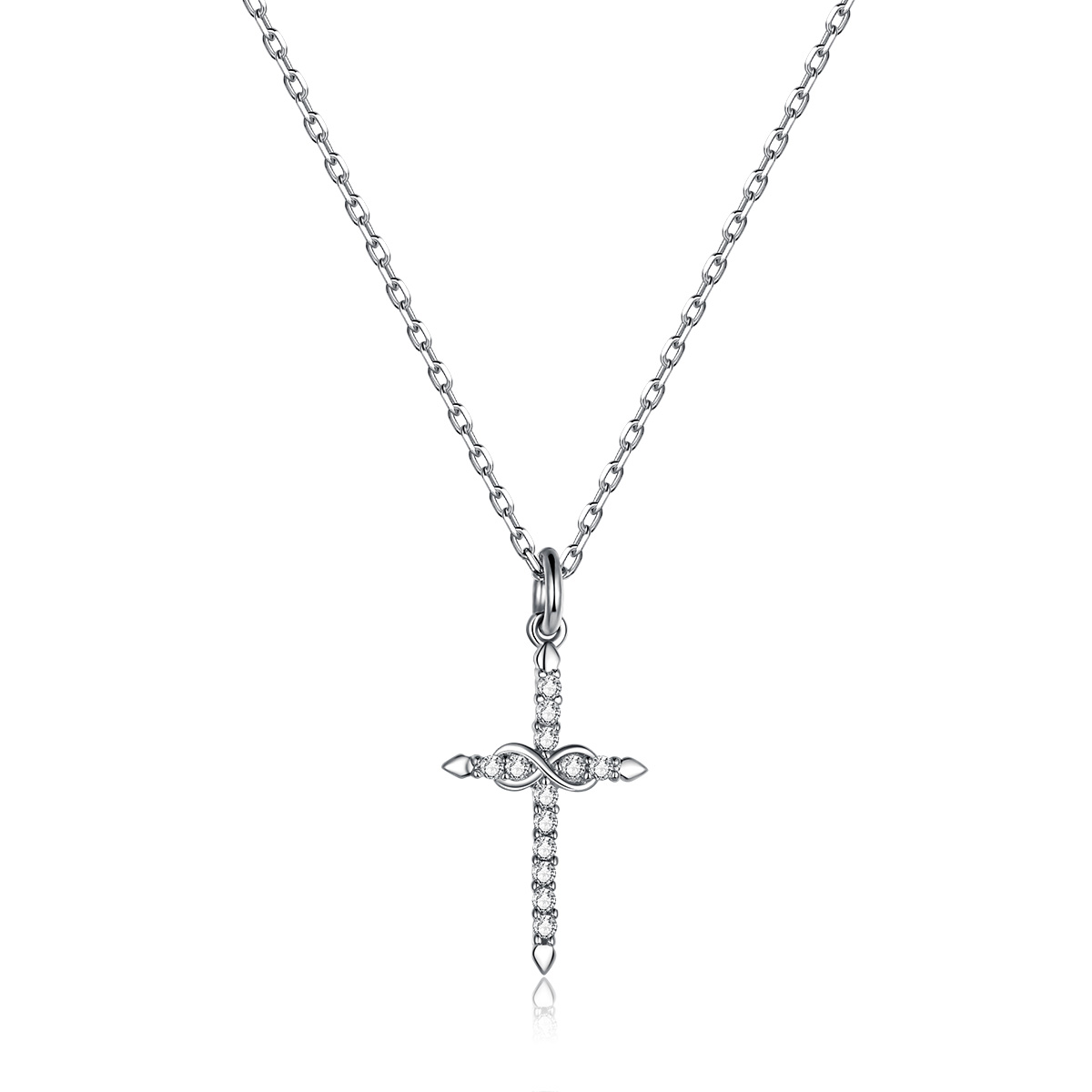 pandora style cross of love necklace bsn184