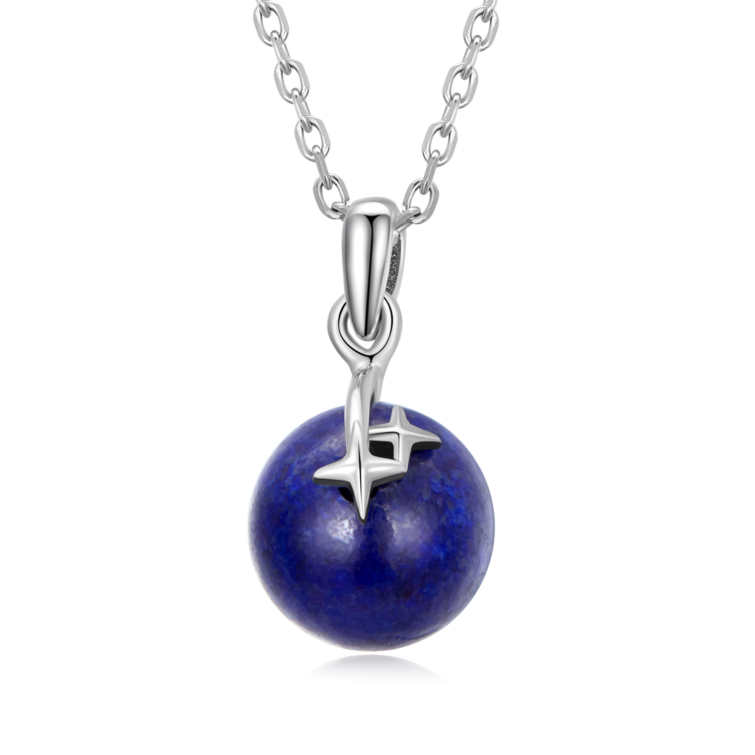 pandora style lapis lazuli meteor necklace scn480