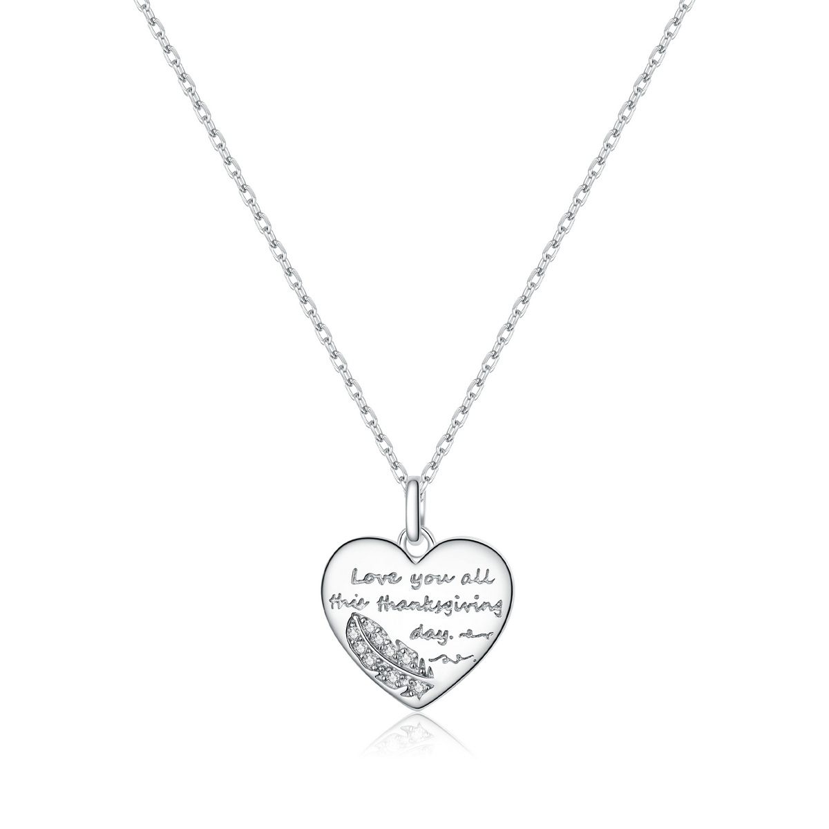pandora style love letter necklace bsn196