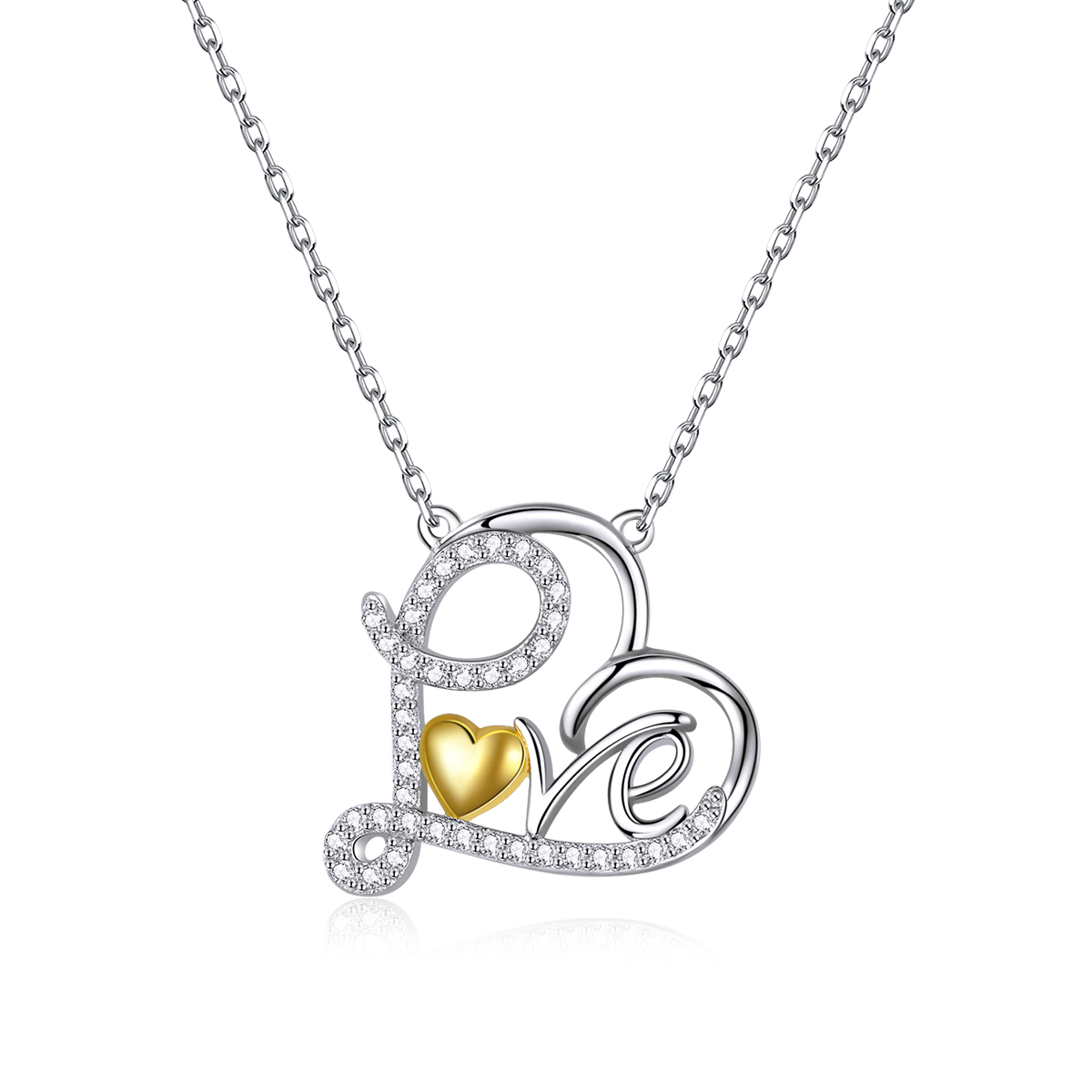 pandora style true love necklace scn436