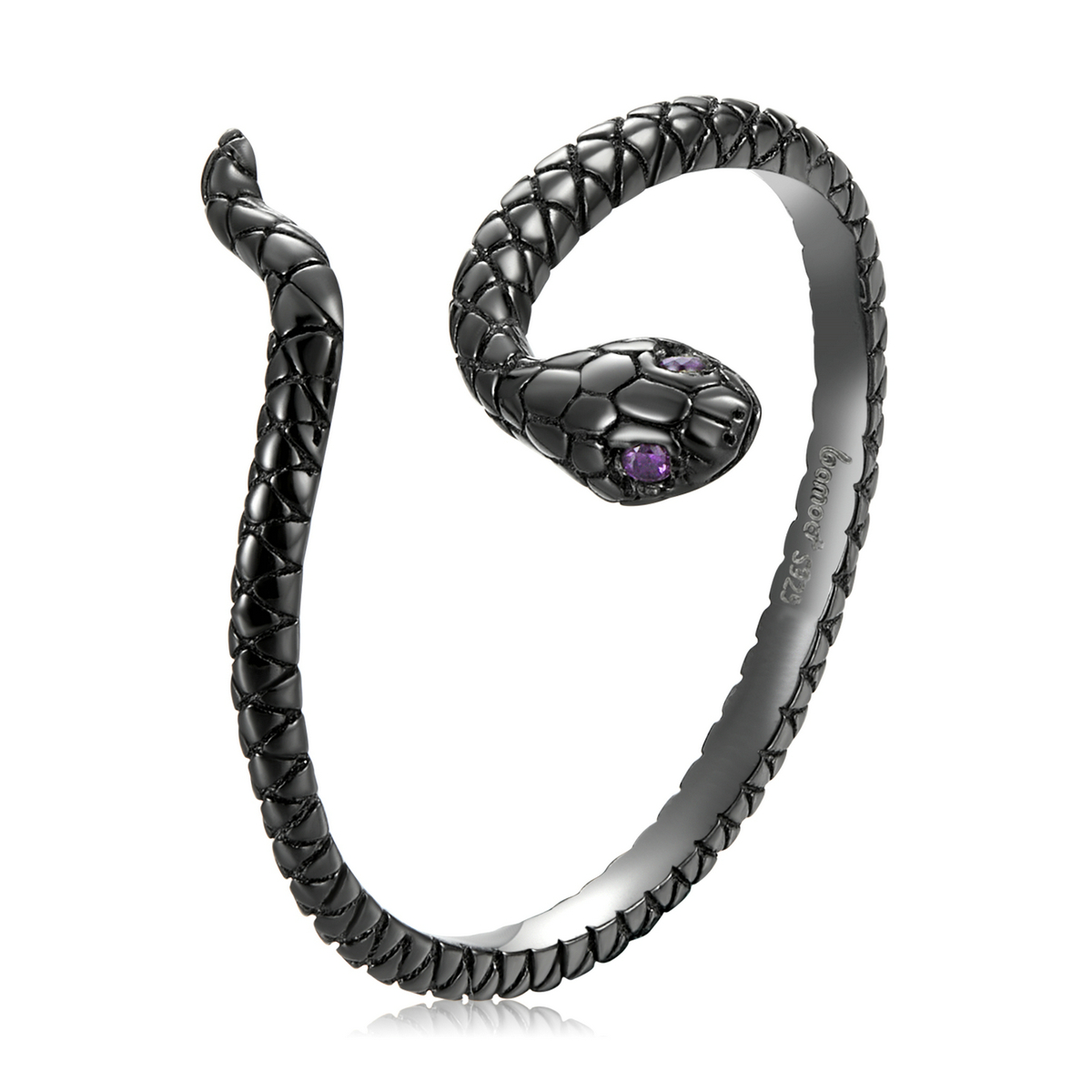 pandora style mystic snake open ring bsr236
