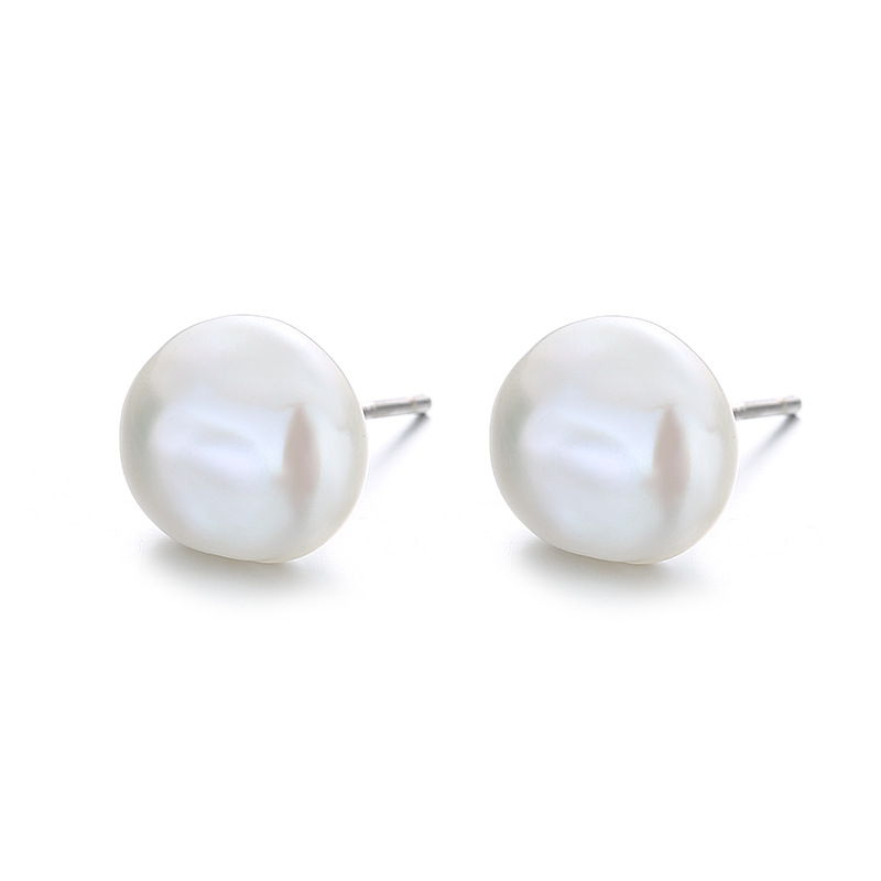 pandora style baroque pearl stud earrings bse604