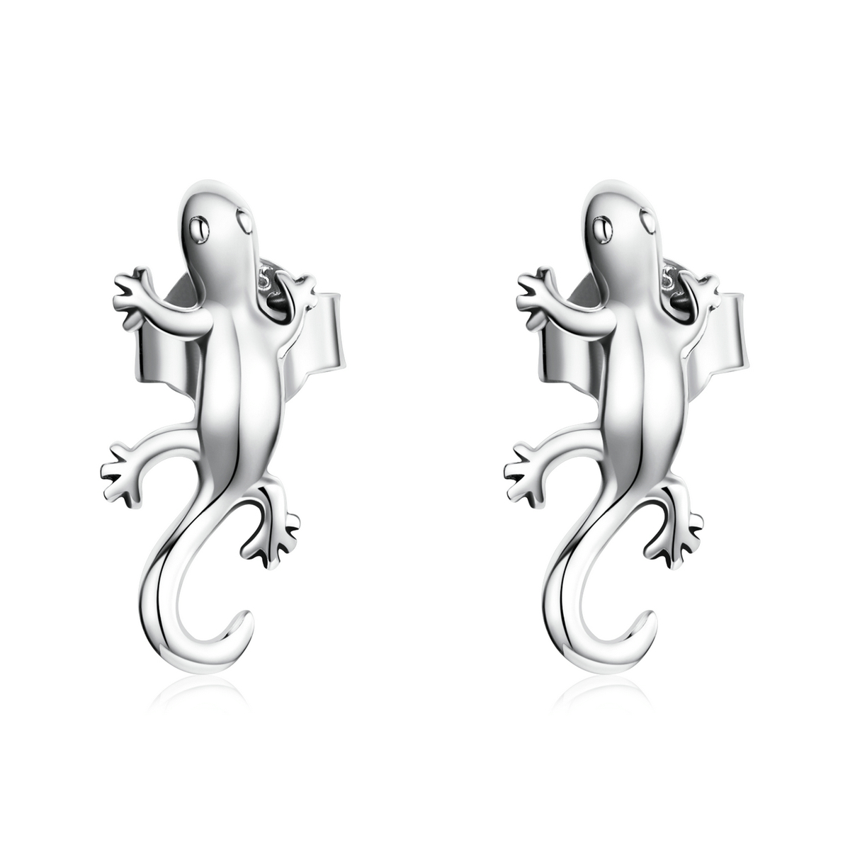 pandora style creative gecko stud earrings sce1292