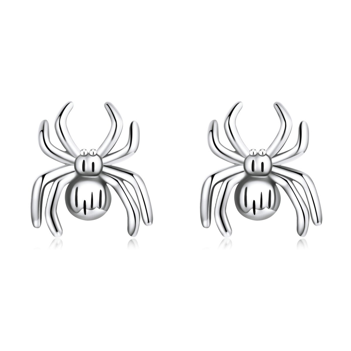 pandora style eight legged spider stud earrings sce1290
