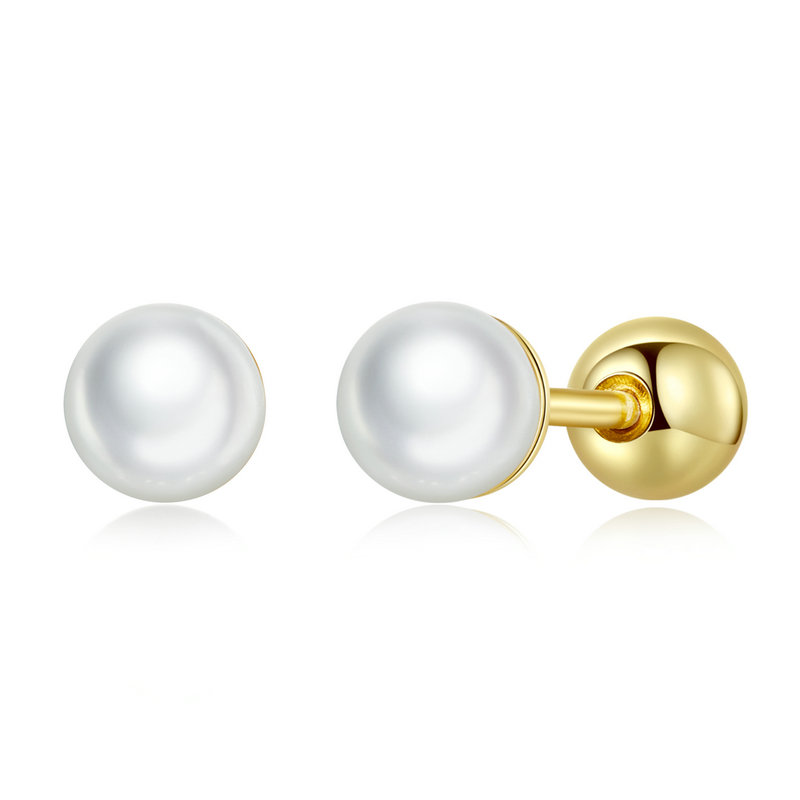 pandora style pearl stud earrings bse630 bl