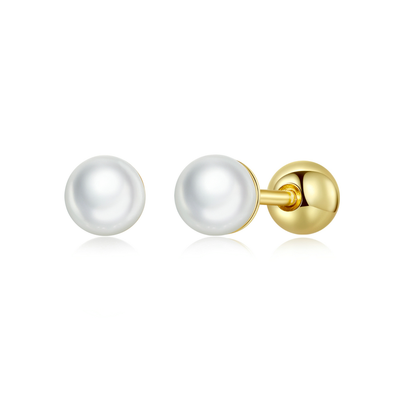 pandora style pearl stud earrings bse630 bs