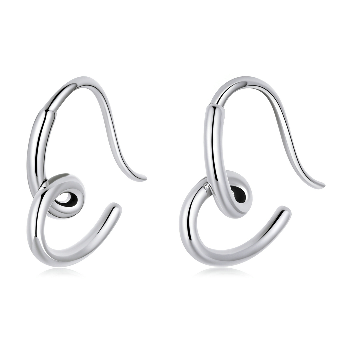 pandora style simple love stud earrings sce1333