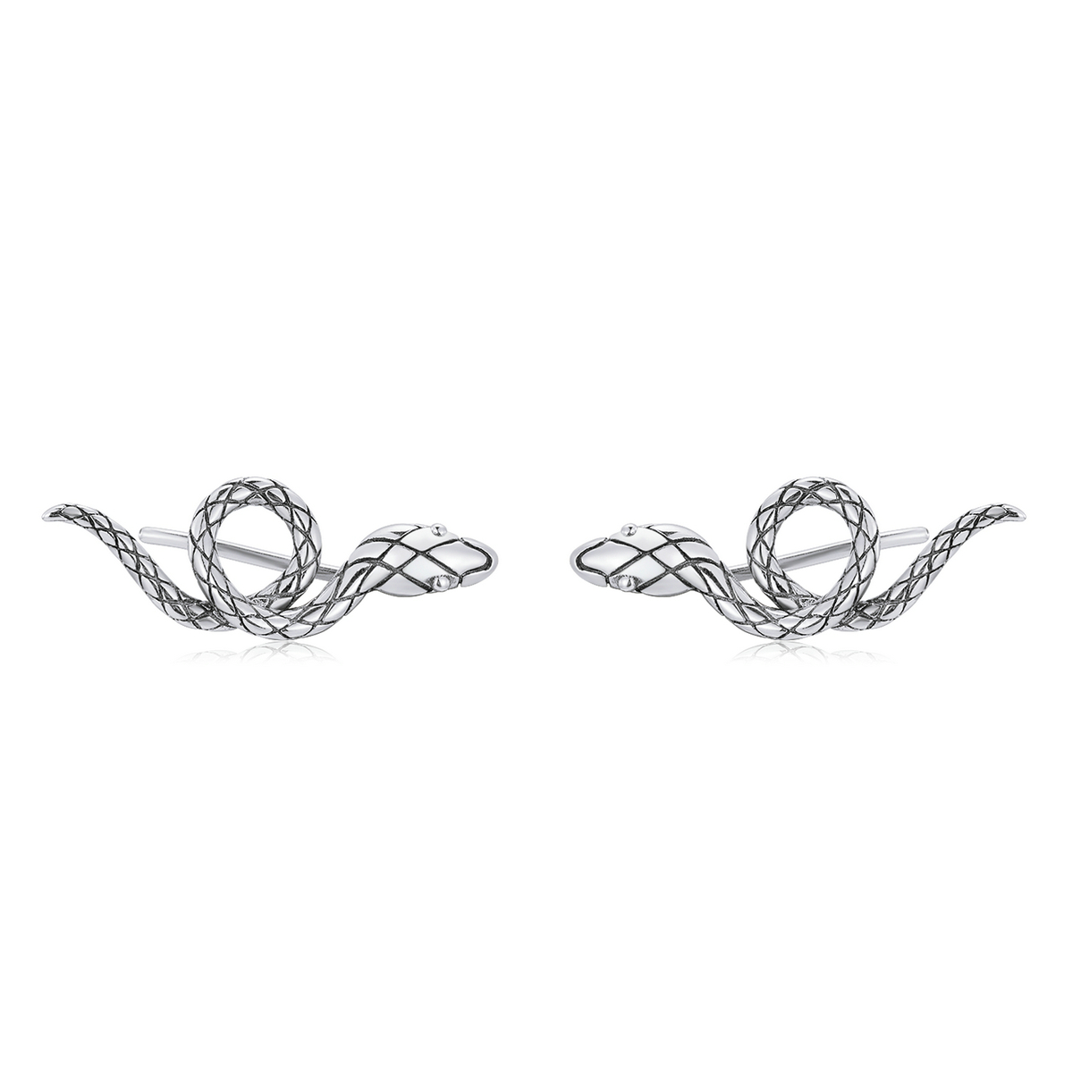 pandora style spirit snake stud earrings sce1355