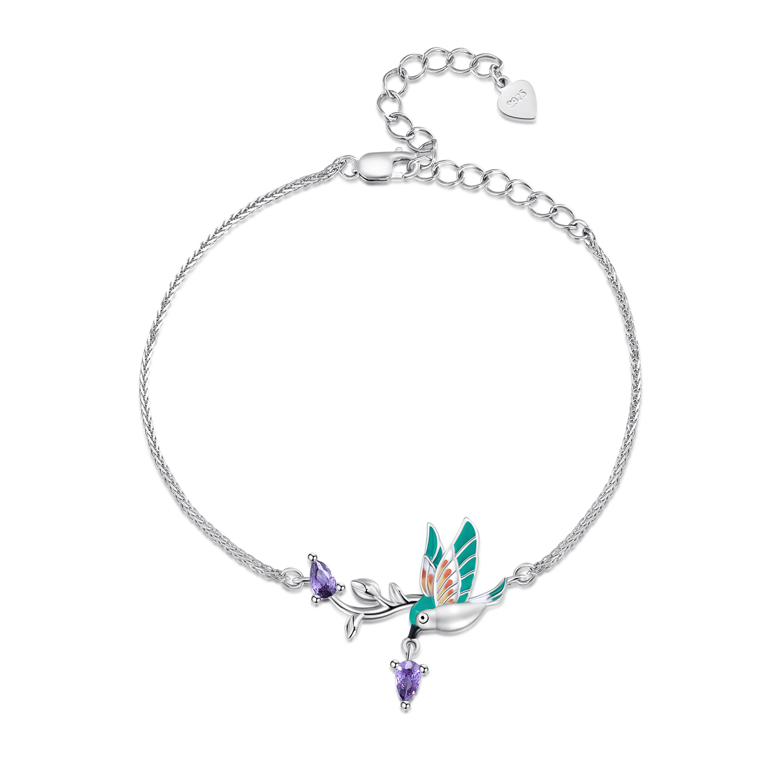 pandora style kingfisher bracelet bsb126