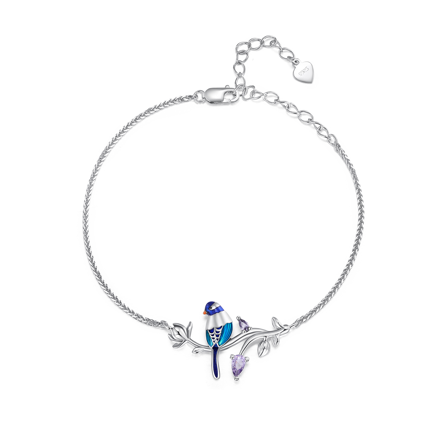 pandora style kingfisher bracelet bsb127