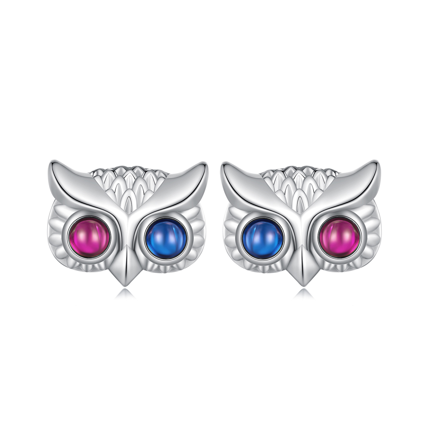 pandora style owl stud earrings sce1602