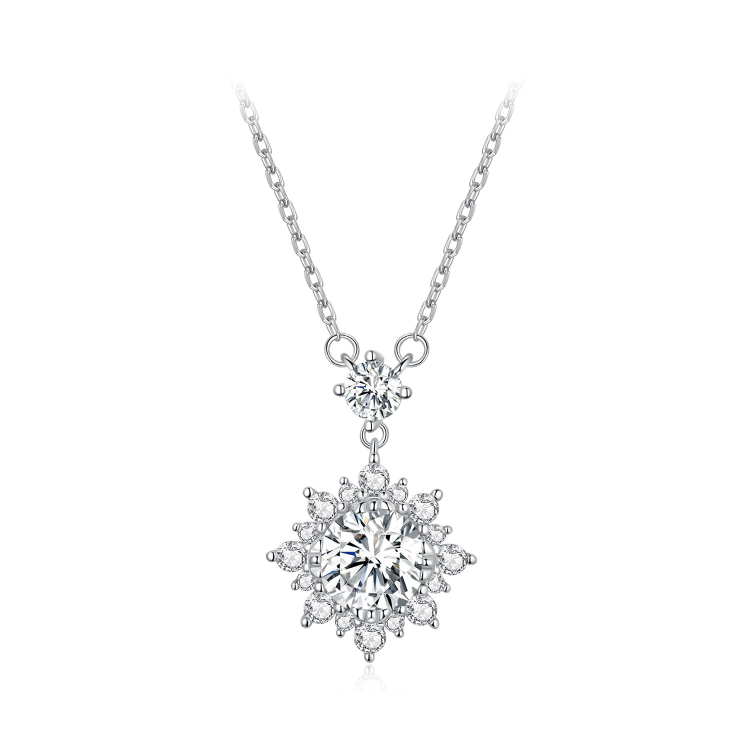 pandora style diamond necklace msn017