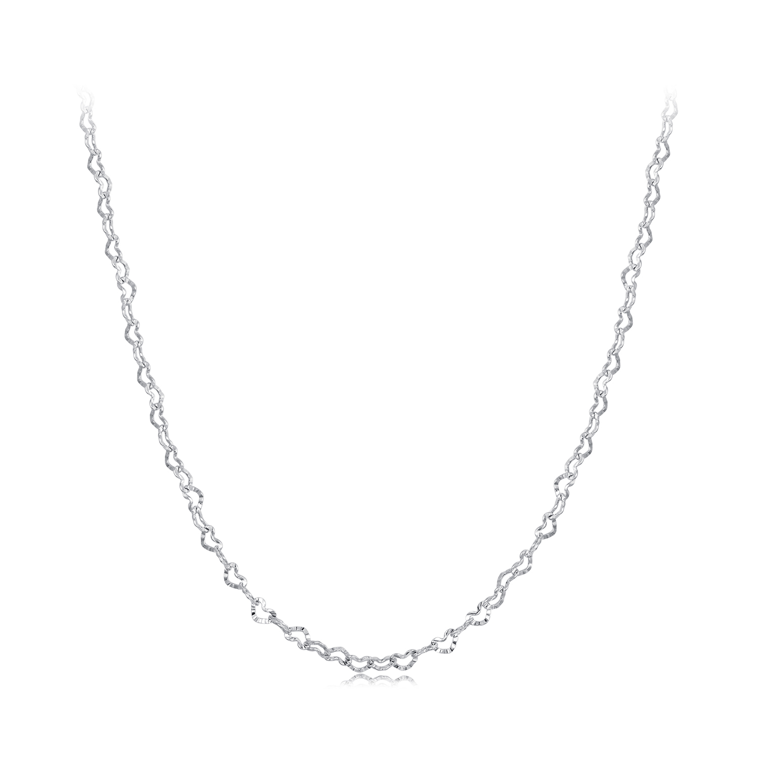 pandora style link necklace sca026