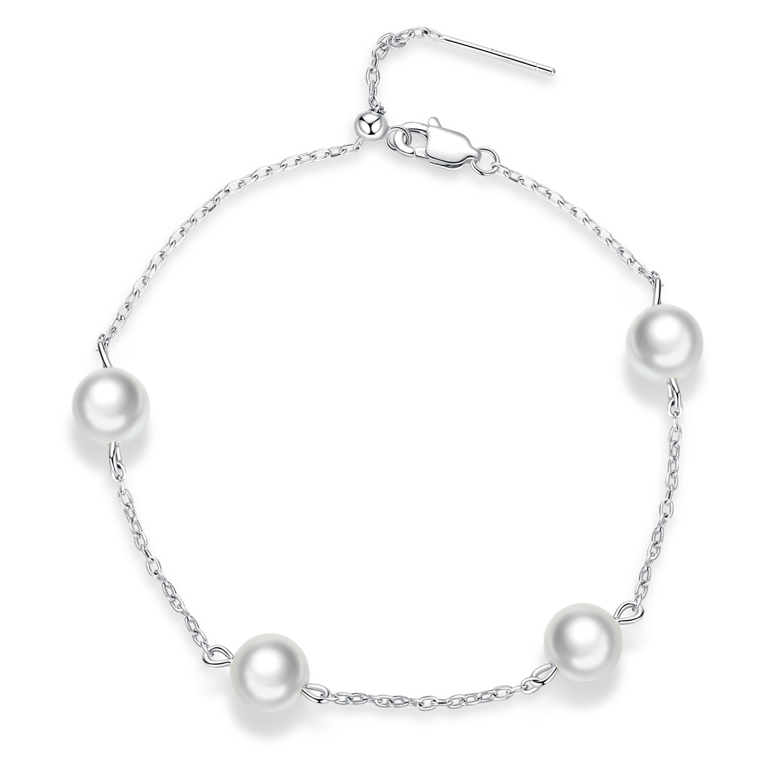 pandora style pearl bracelet bsb090