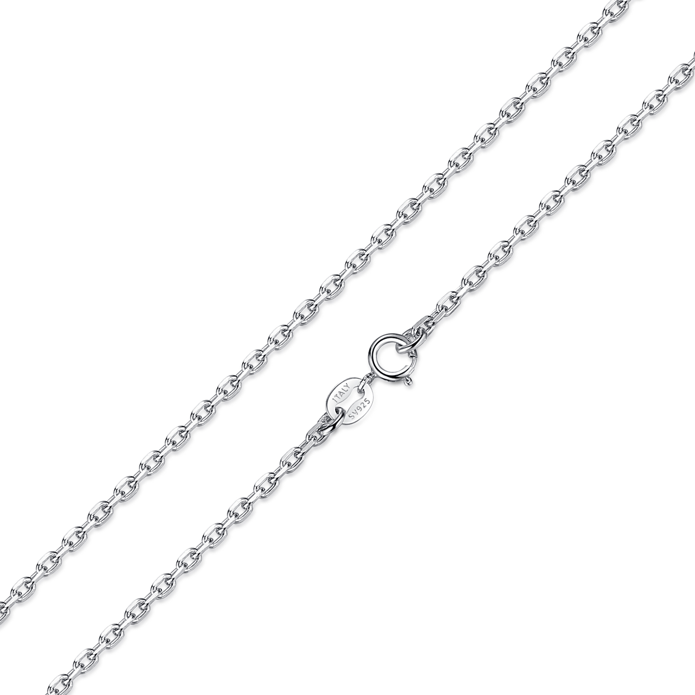 pandora style silver necklace chain sca007