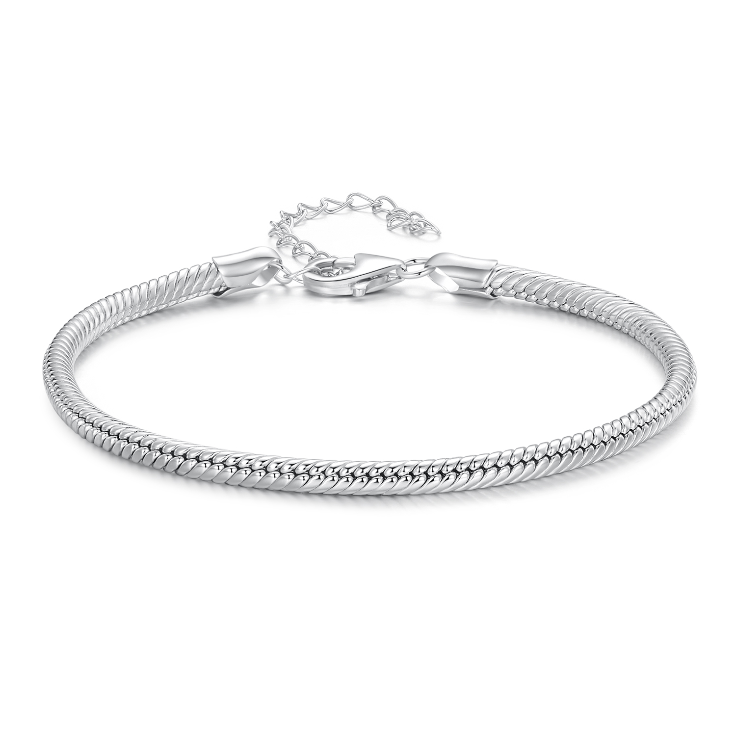 pandora style snake chain bracelet scb252