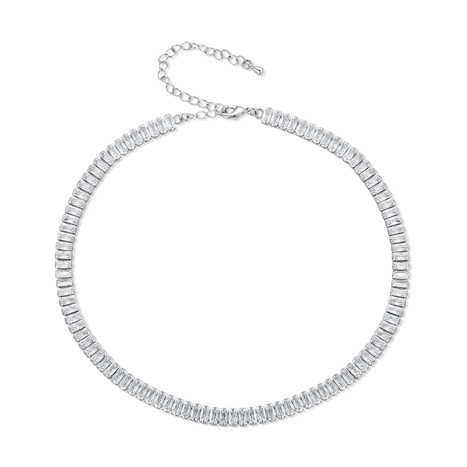 pandora style tennis necklace yin112