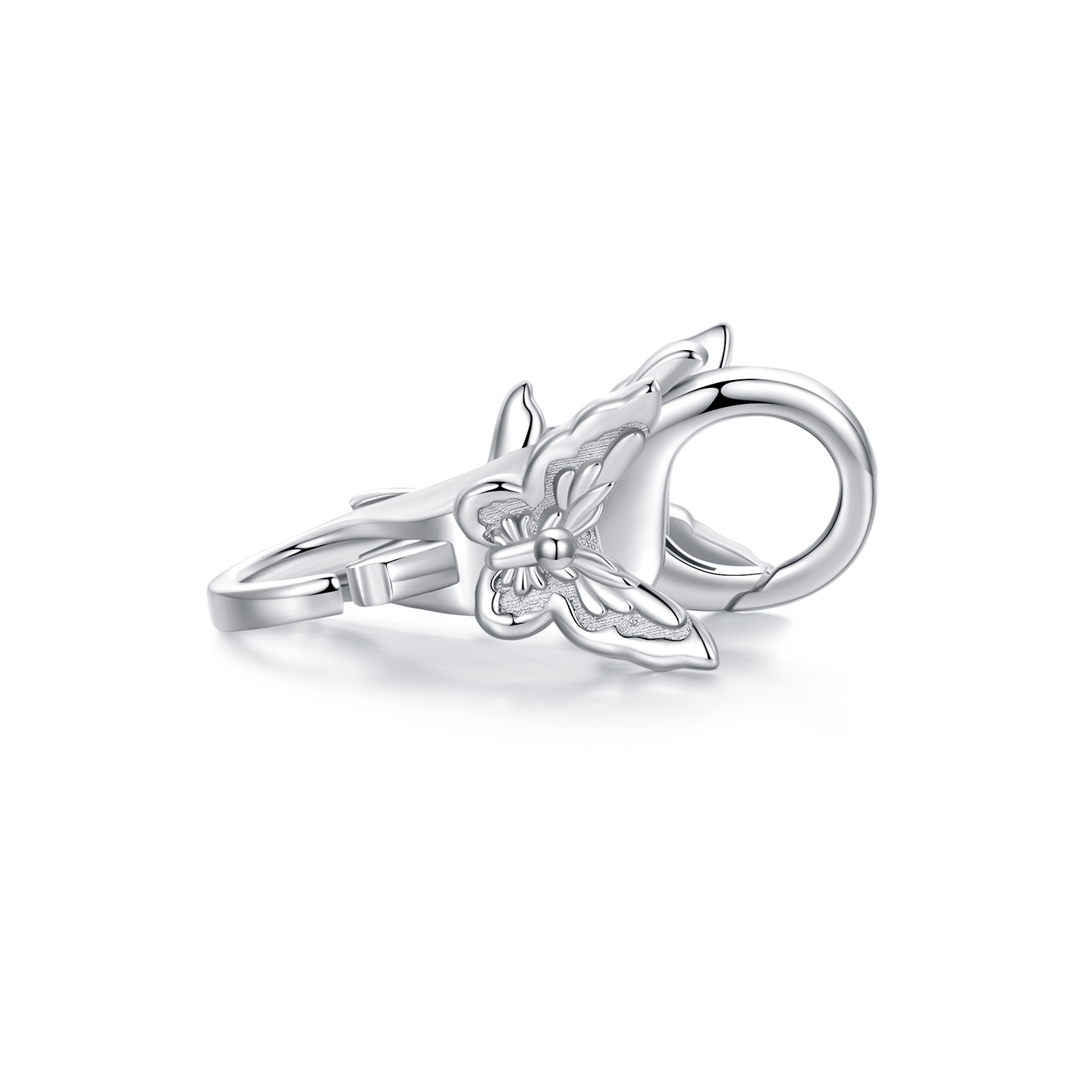 pandora style butterfly double lobster clasp bsp022