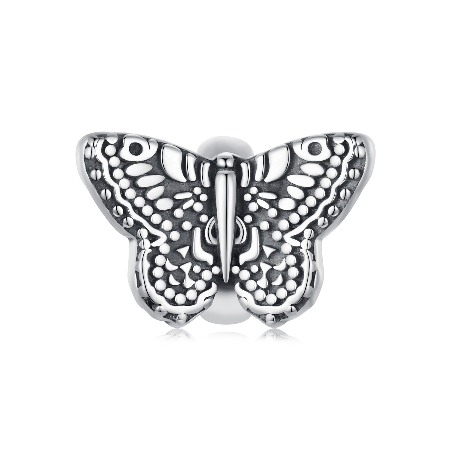 pandora style butterfly silicone charm scc2551