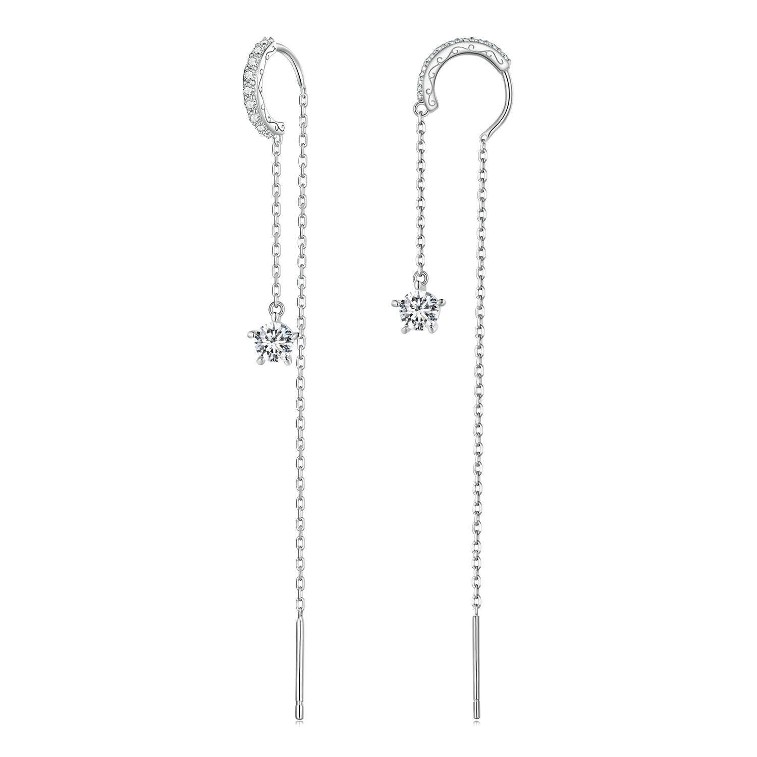 pandora style exquisite dangle earrings bse830