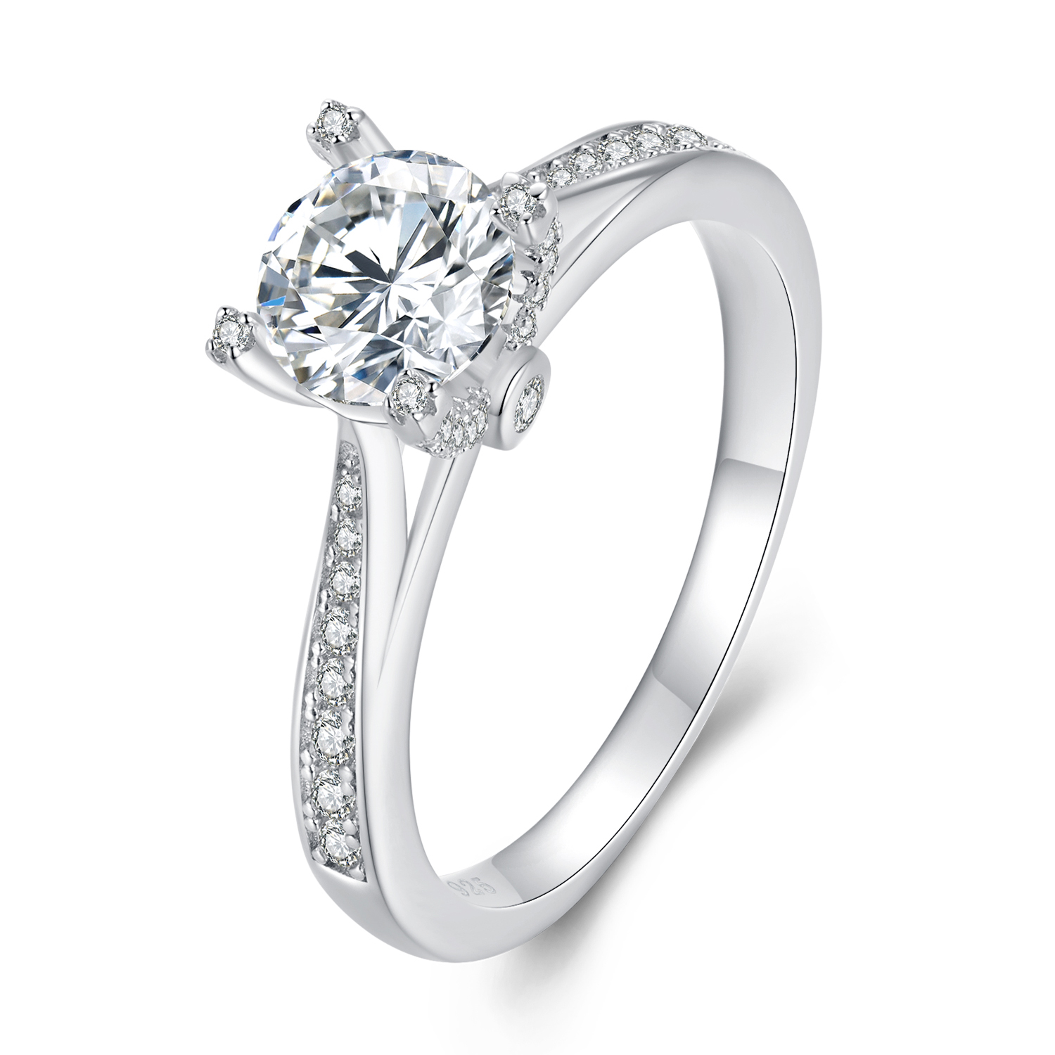 pandora style exquisite moissanite wedding ring msr026
