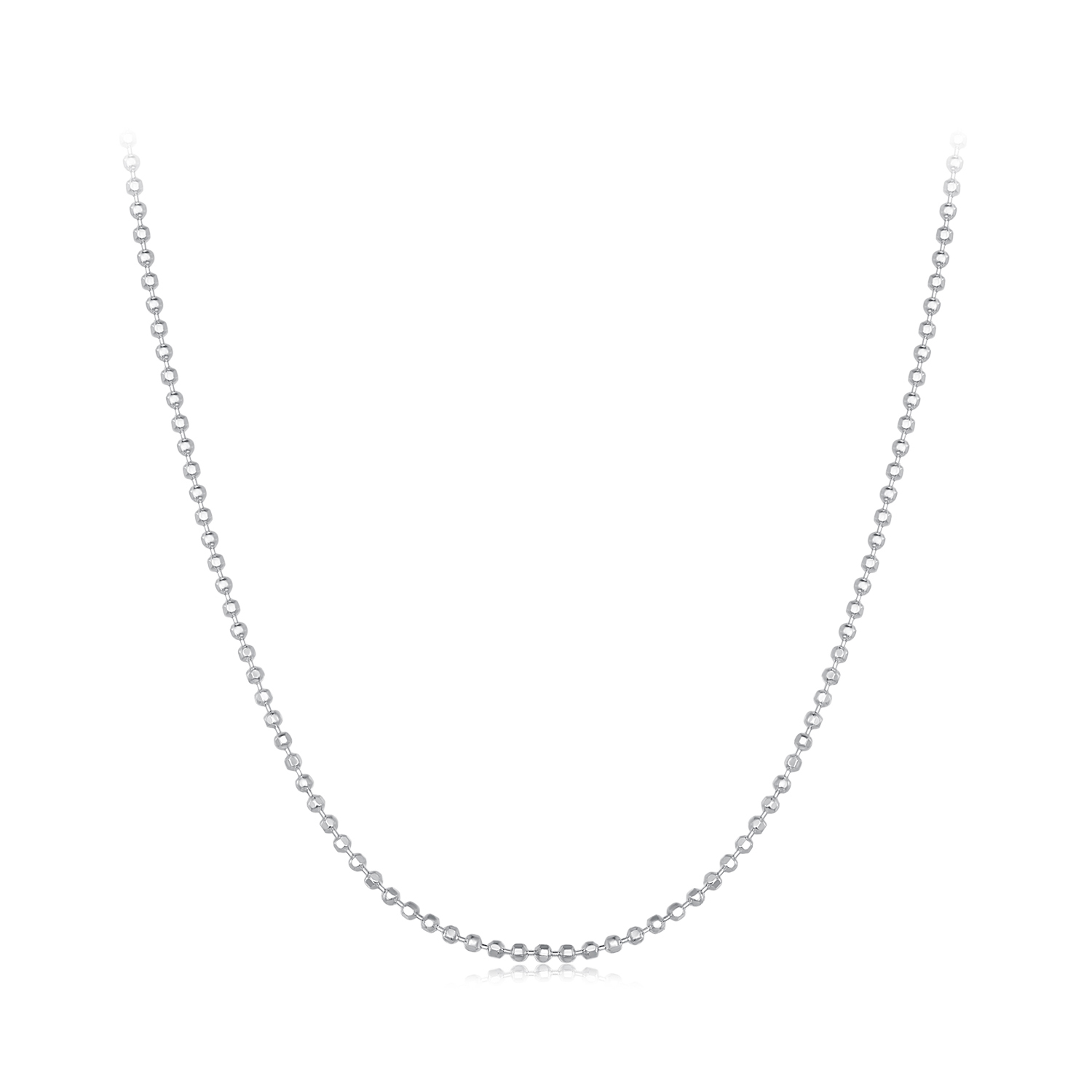 pandora style flash bead chain basic necklace sca027