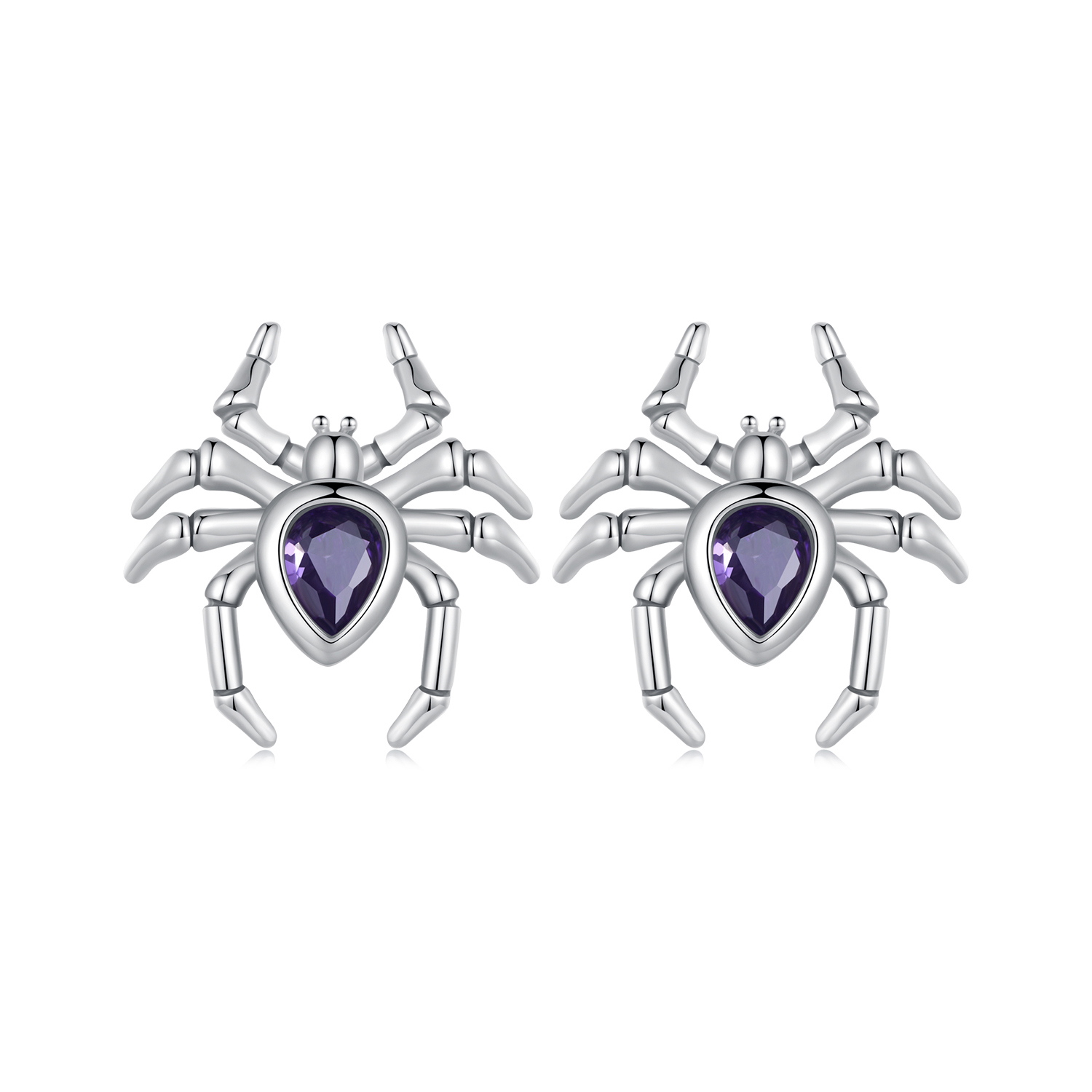 pandora style spider studs earrings bse891
